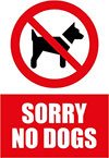 Sorry, no dogs